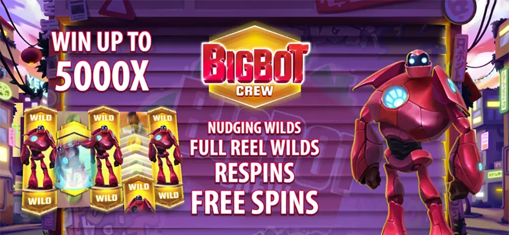 Big Bot Crew игровой автомат от Quickspin в Riobet Casino